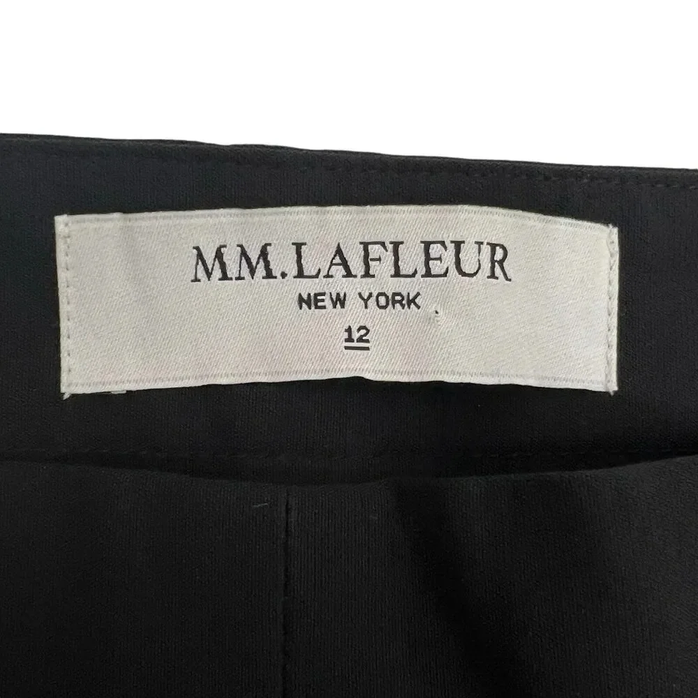 MM Lafleur Lakeside Powerstretch The Foster Pants Straight Leg Black Women’s 12